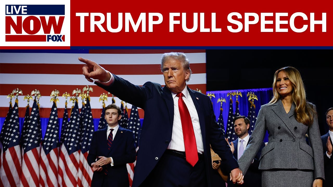 WATCH: Trump speaks to supporters after winning key swing states