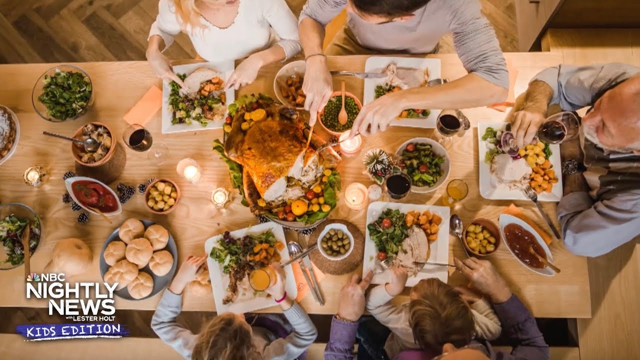 What are kids thankful for and a look into Thanksgiving Day history | Nightly News: Kids Edition