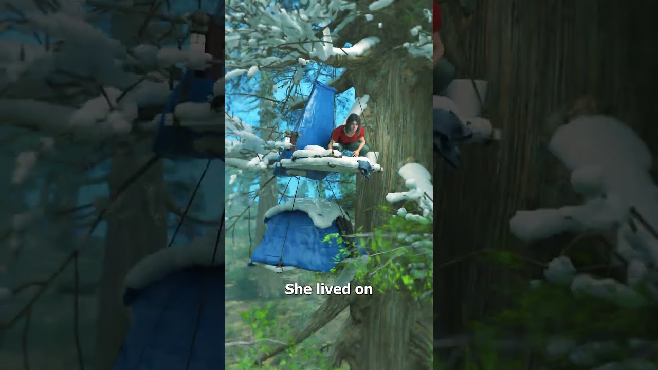 Woman Lives In A Tree 😮