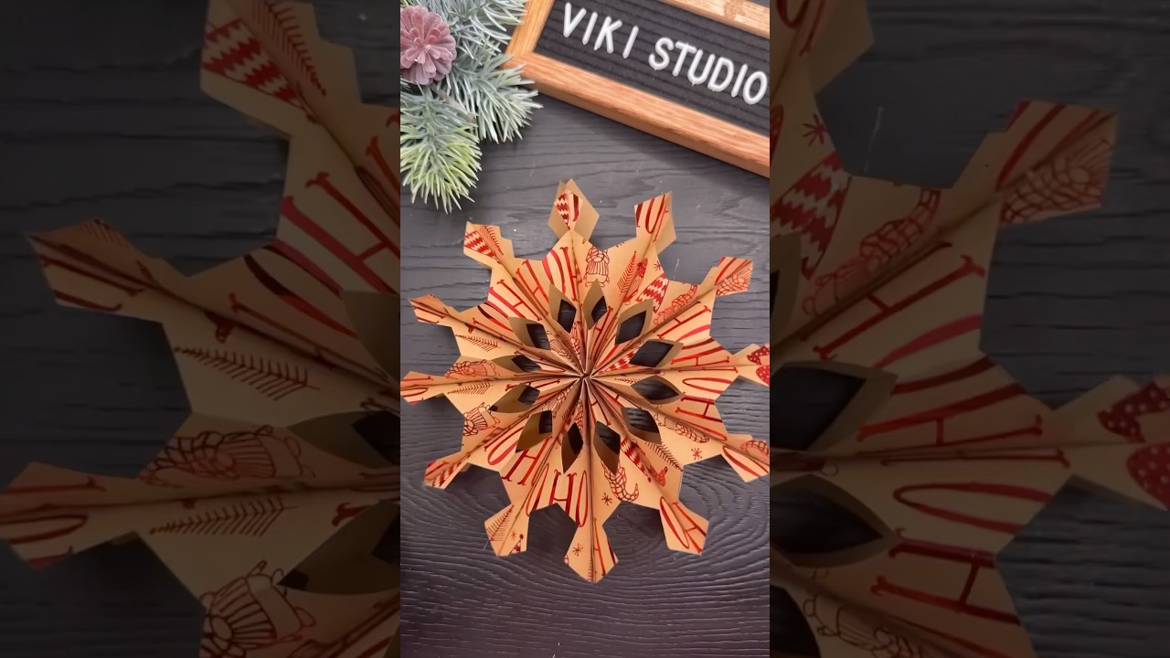 WoW! 🤩❄️ Amazing Snowflake! Christmas Decorations 2024