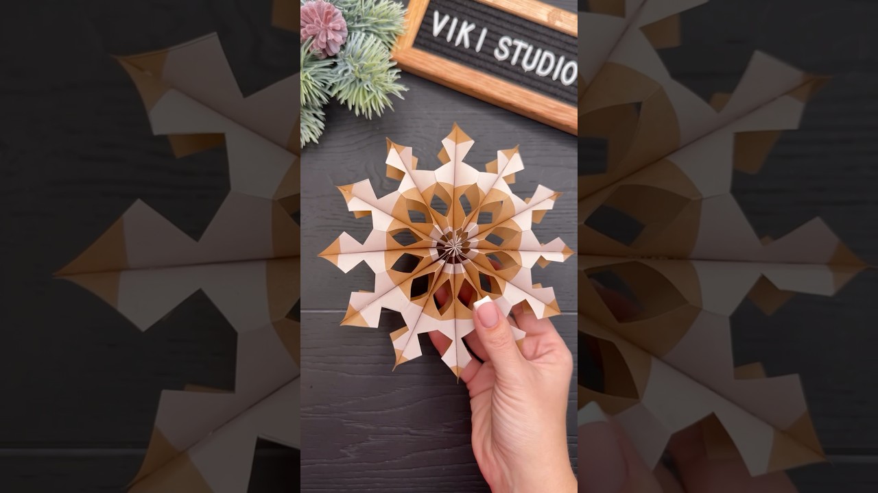 WoW! 🤩❄️ Amazing Snowflake! Christmas Decorations 2024