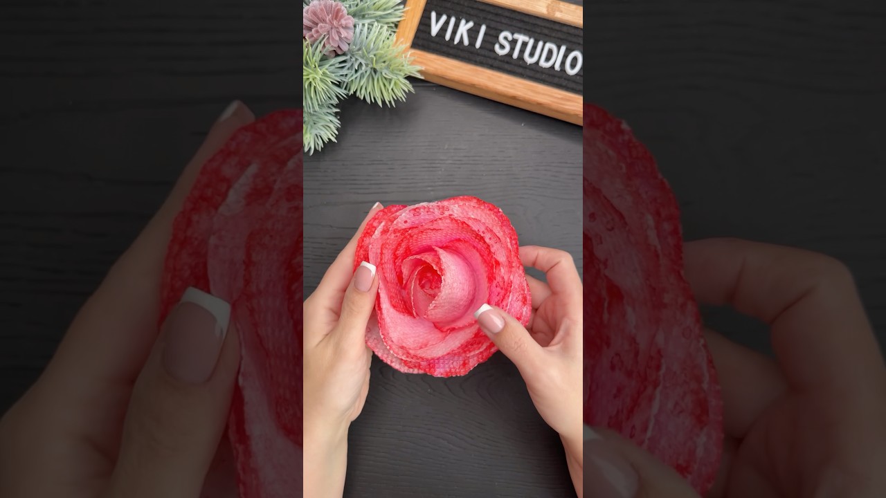 WoW! Easy Craft Idea! Paper Rose #shorts