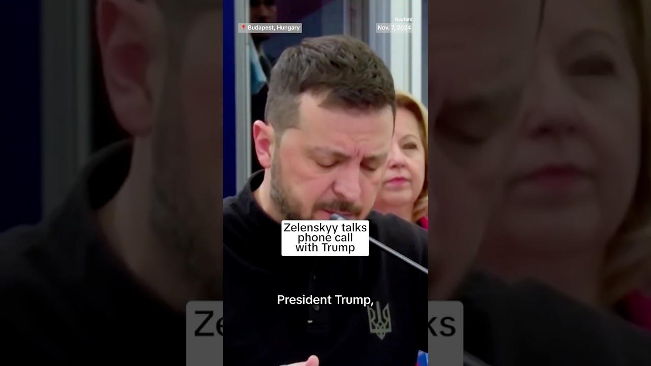 Zelenskyy talks phone call with Trump