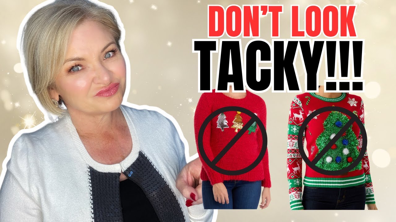 10 Classy Holiday & Winter Outfits For Women Over 50!