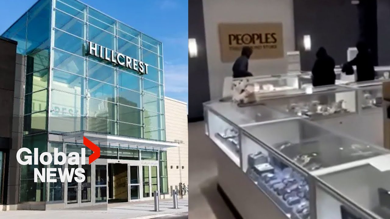 5 suspects sought after brazen robbery at Toronto-area jewelry store: Police