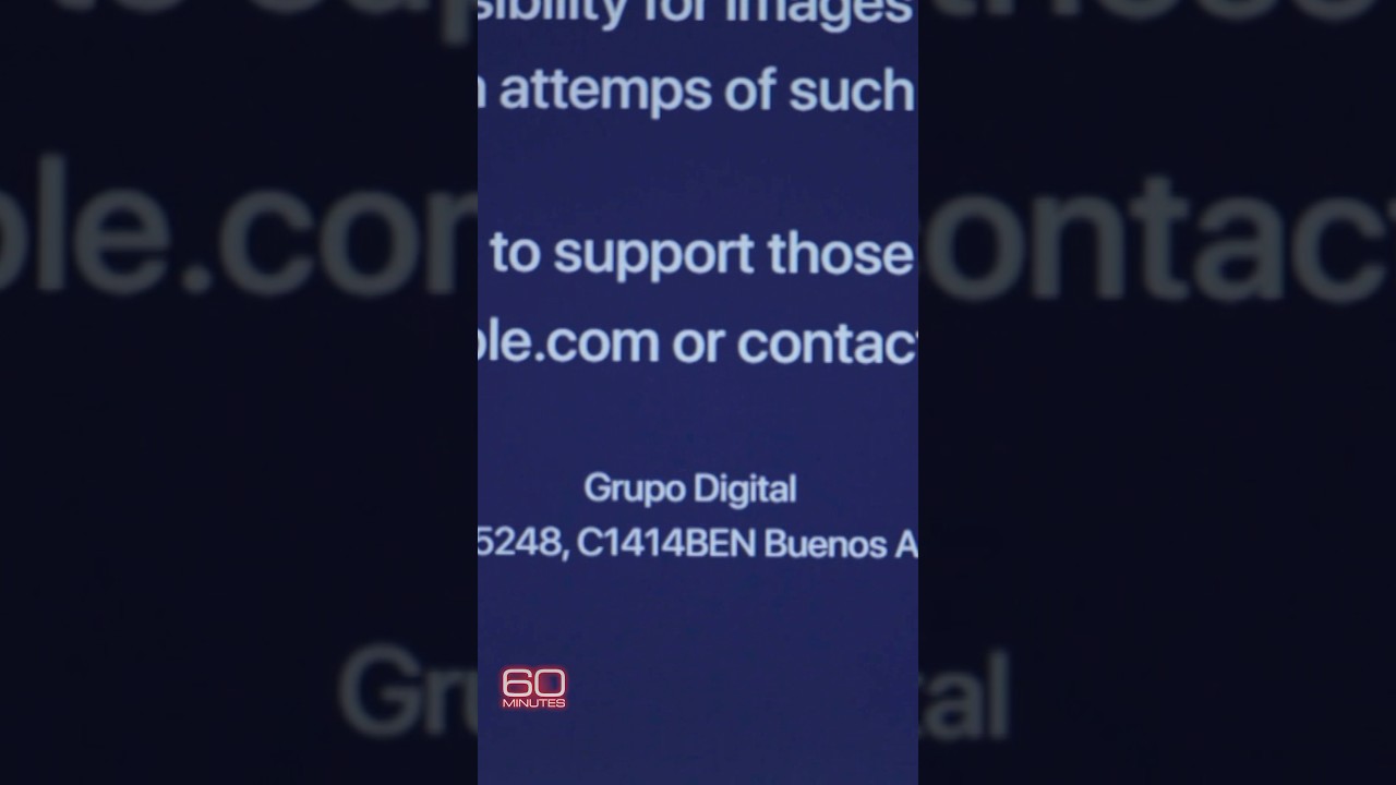 60 Minutes tries to track down where Clothoff is located #shorts