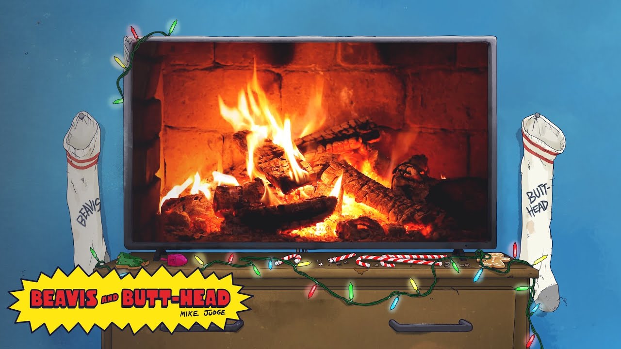A Beavis and Butt-Head Yule Log 🔥