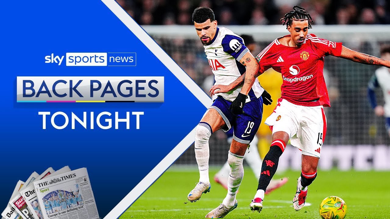 A “missed opportunity” for Amorim as Spurs win SEVEN goal thriller | Back Pages Tonight