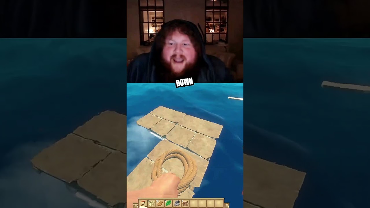 A Shark Attacked My Raft! #caseohclips #funny #caseoh #meme #viralshort