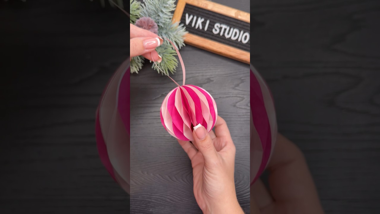 Amazing Christmas Craft Ideas! Paper Christmas Decorations #shorts