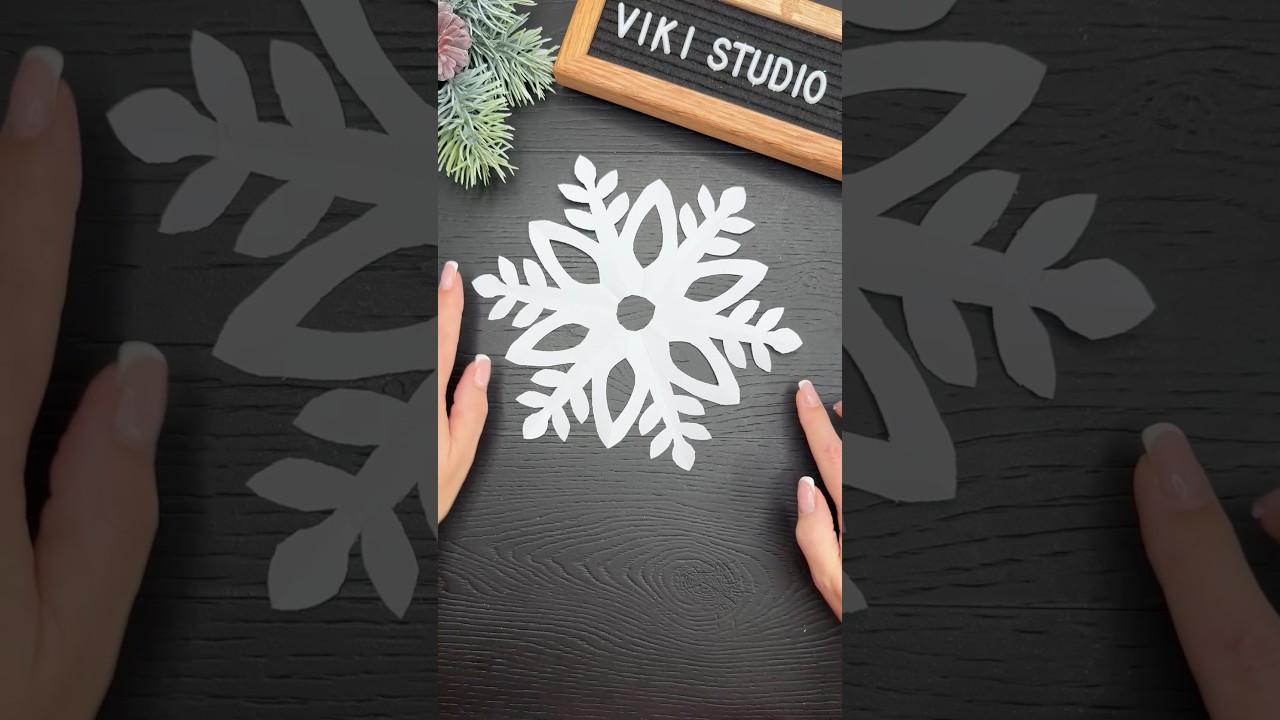 Amazing Paper Snowflake! Christmas Decorations 2024