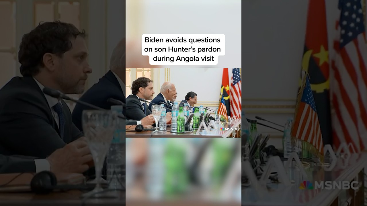 Biden avoids questions on son Hunter’s pardon during Angola visit