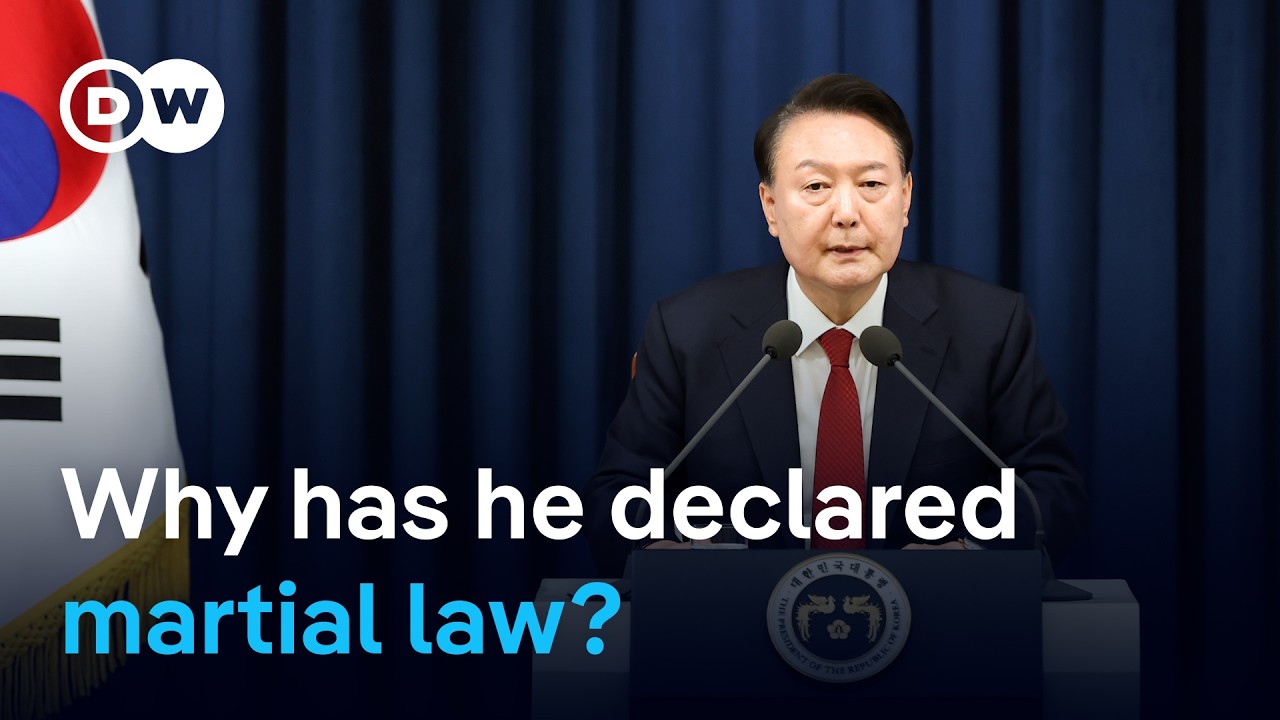 Breaking: South Korea’s president declares martial law against ‘communist forces’ | DW News