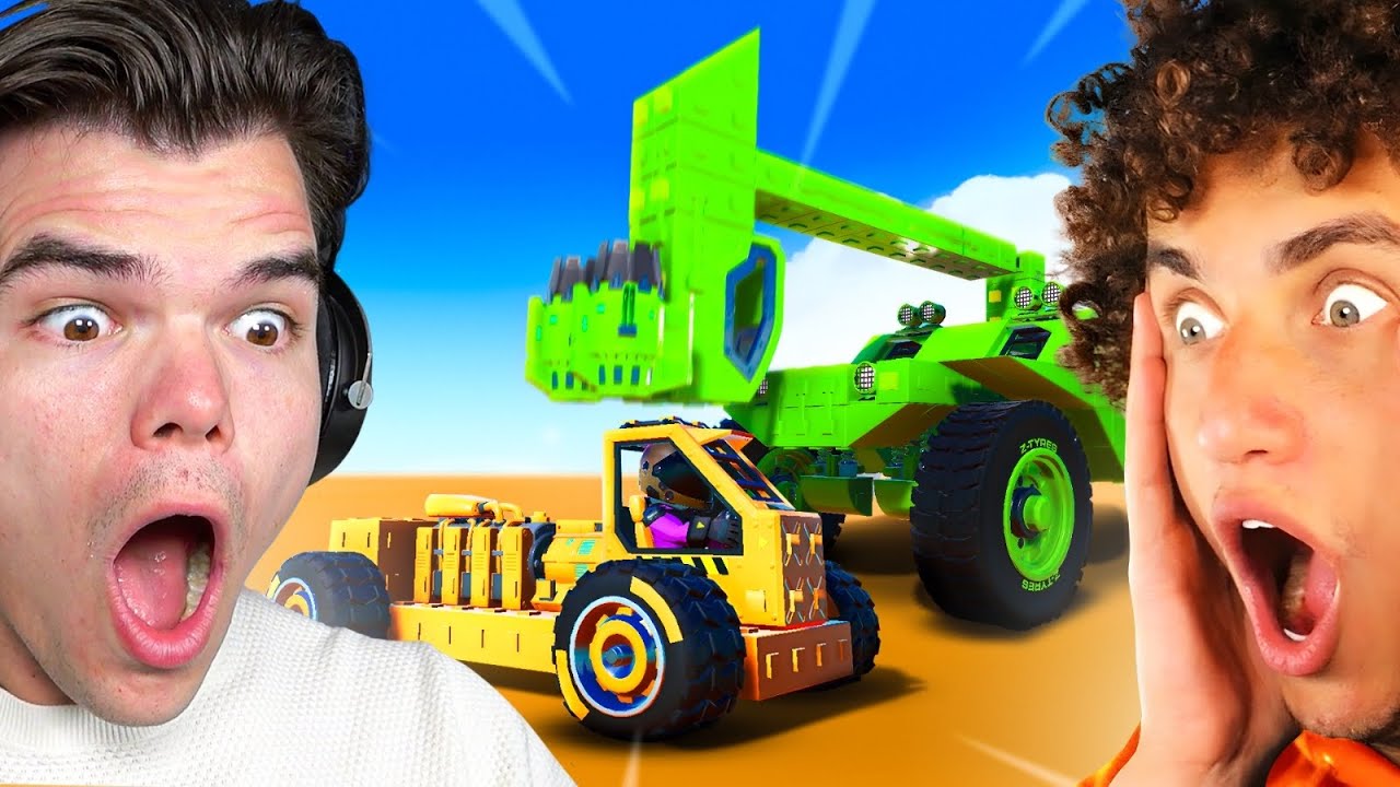 Build A BATTLE BOT, Then We Fight! (Trailmakers)