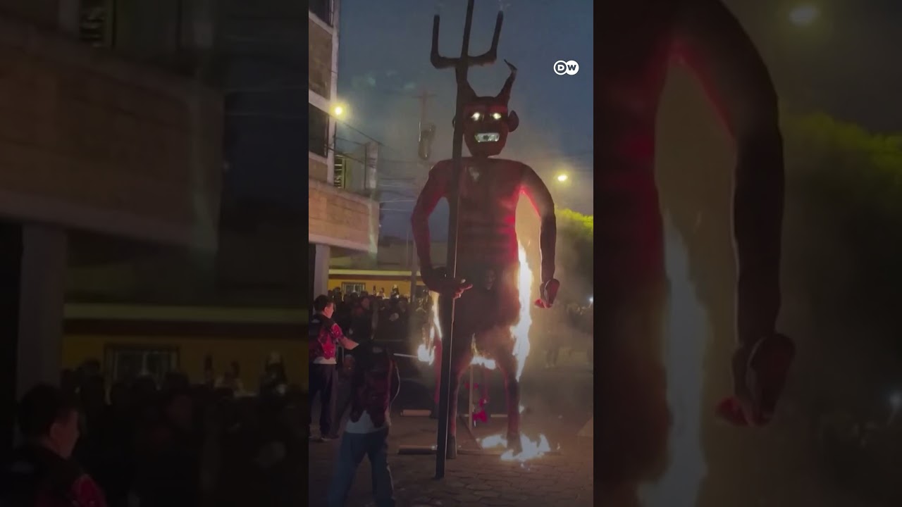 Burning devils is a tradition during the holiday season in Guatemala | DW Shorts