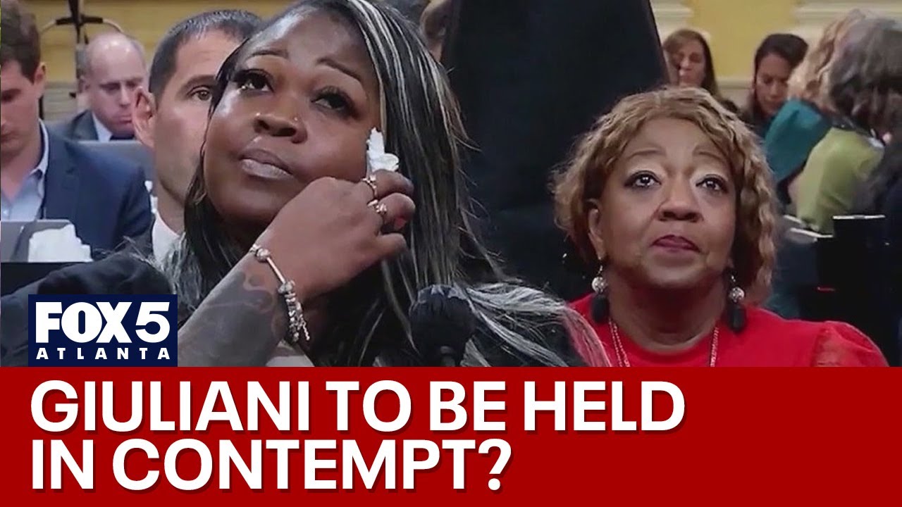 Calls for Giuliani to be held in contempt of court | FOX 5 News