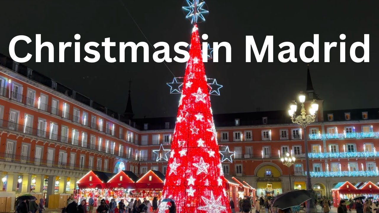 Christmas in Madrid:  Christmas Markets, Navibus Tour, & Christmas Lights and Decorations