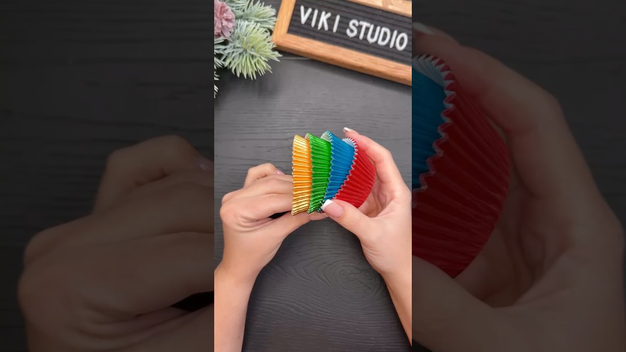 Create Easy Paper Flowers with Just Cupcake Liners!