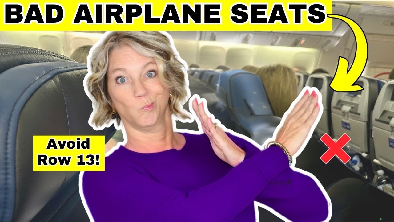 Do Not Sit in Bad Airplane Seats in 2025
