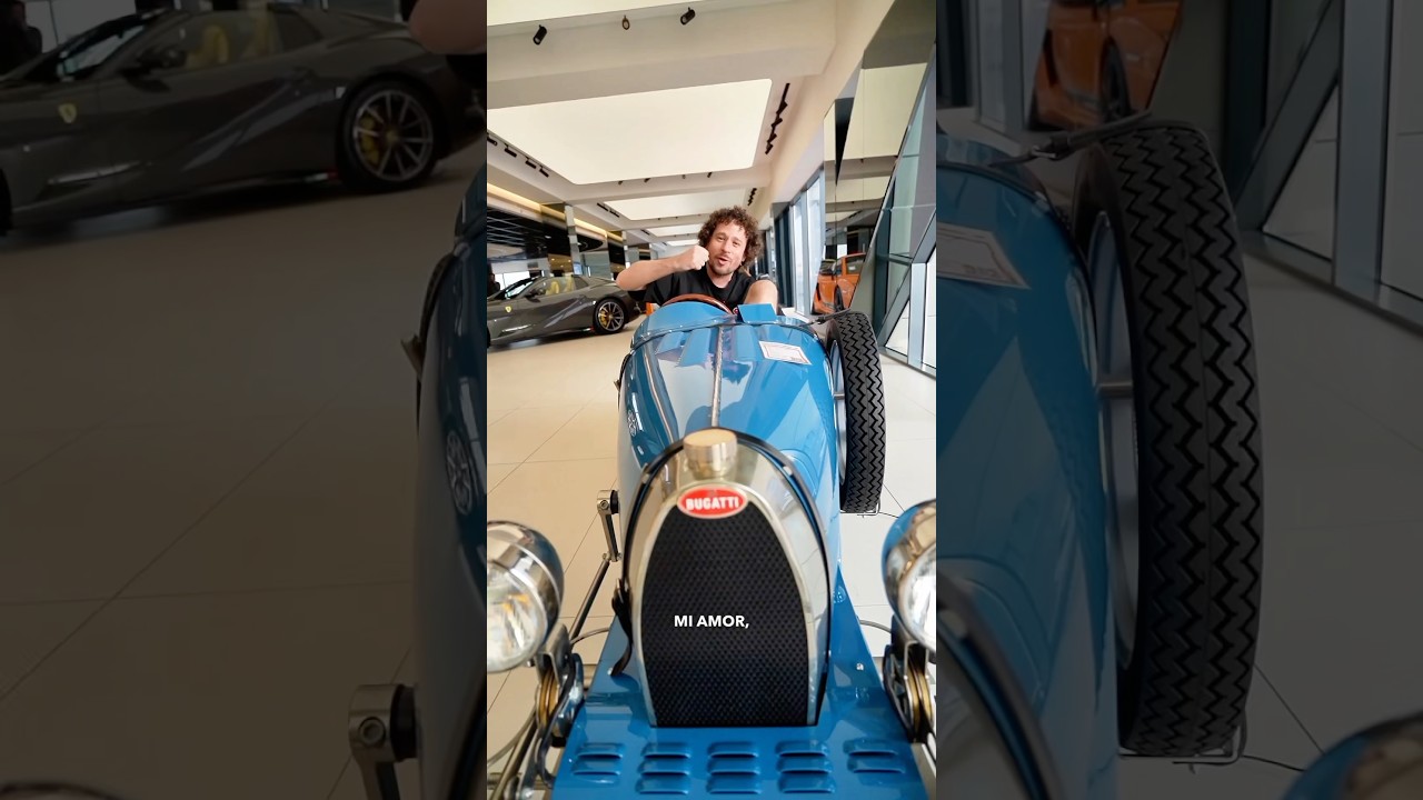 El Bugatti más pequeño y costoso del mundo 🤯🏎️🤑💸