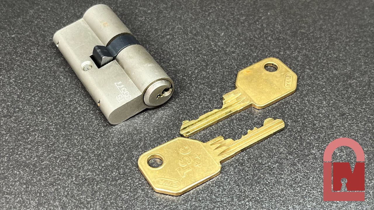 EVVA TSC Euro Lock Pick and Gut – Nasty Keyway and Bitting!