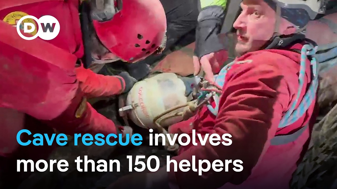 Explorer rescued from Italian cave for second time | DW News