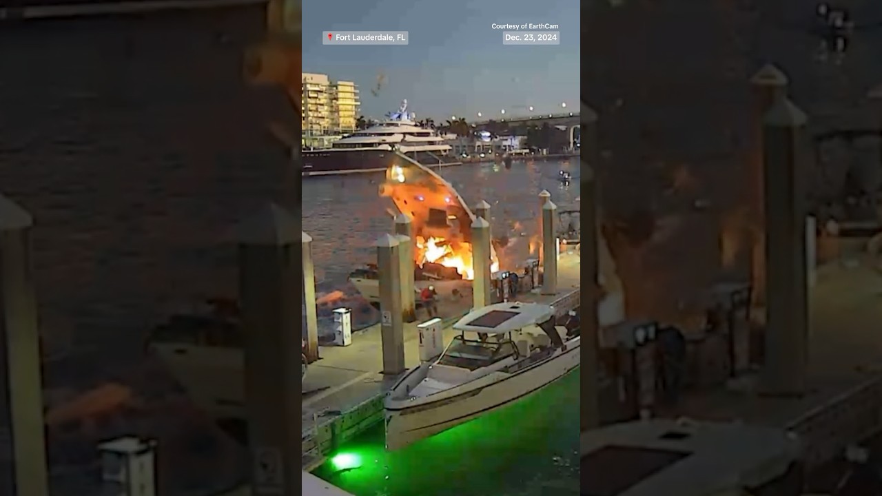 Fiery boat explosion in Florida leaves one person dead, several injured