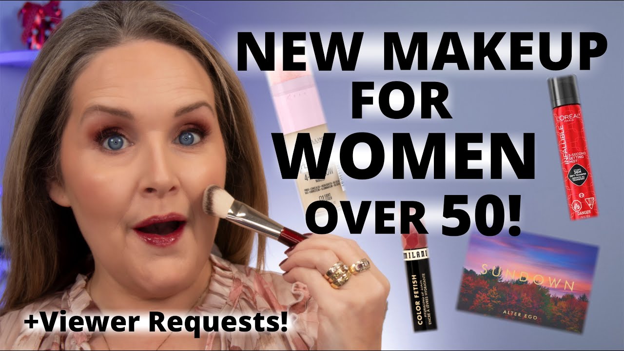 Flawless At 40?! Testing NEW Makeup Products For Mature Skin!
