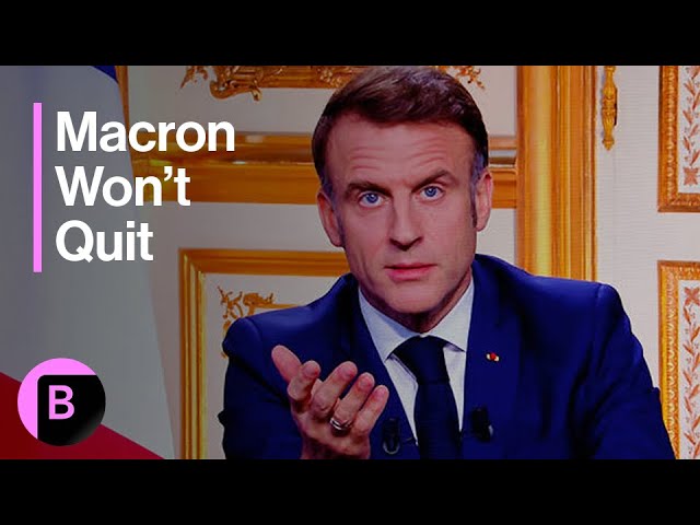 French President Macron Says He’s Not Resigning