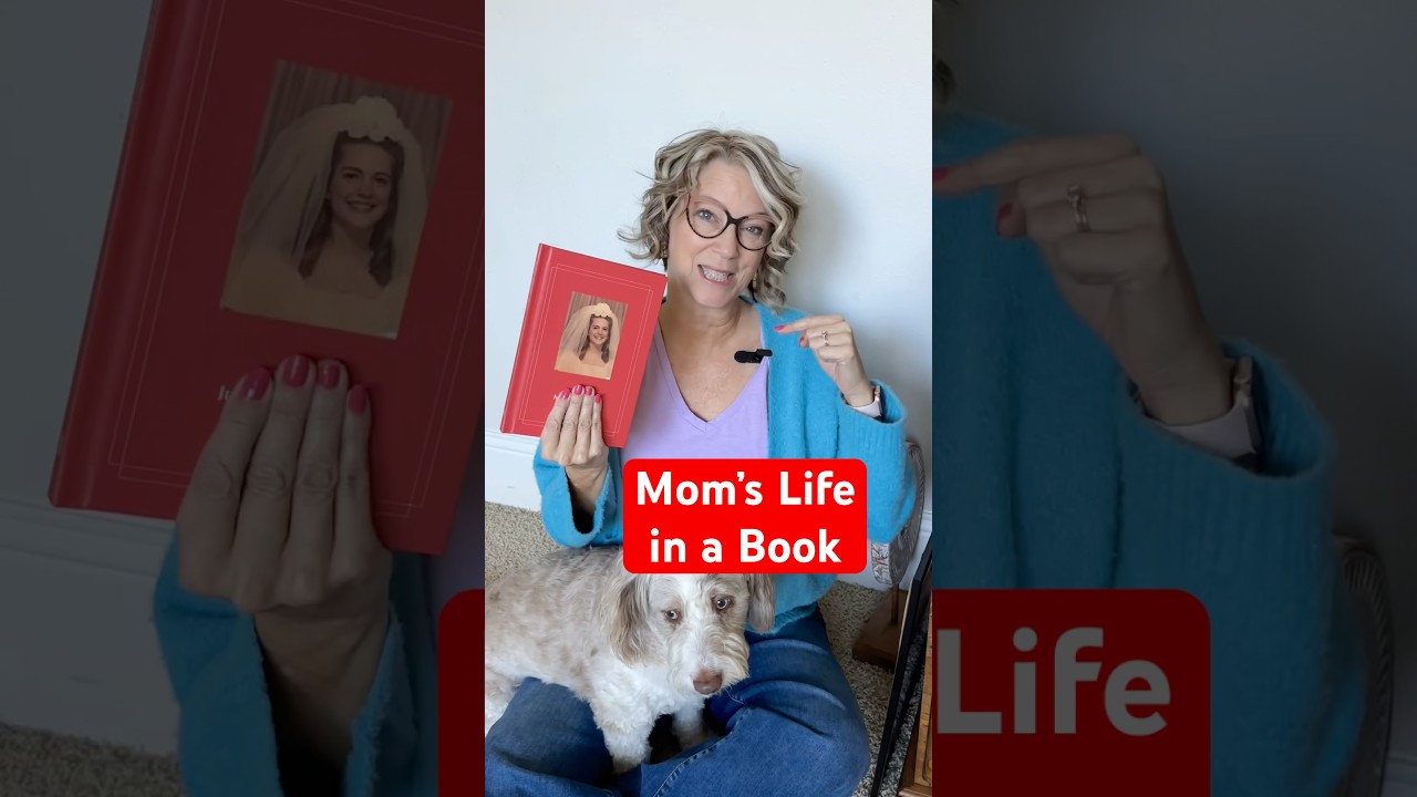 Gift Idea: a Book of Your Mom’s Life #holidaywithyoutube