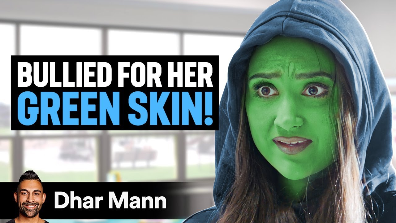 GIRL BULLIED For Her GREEN SKIN! | Dhar Mann Studios