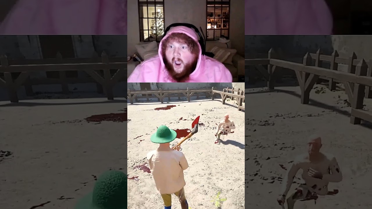 He Kept Fighting After Losing A Leg! #halfsword #funny #caseoh #meme #viralshort