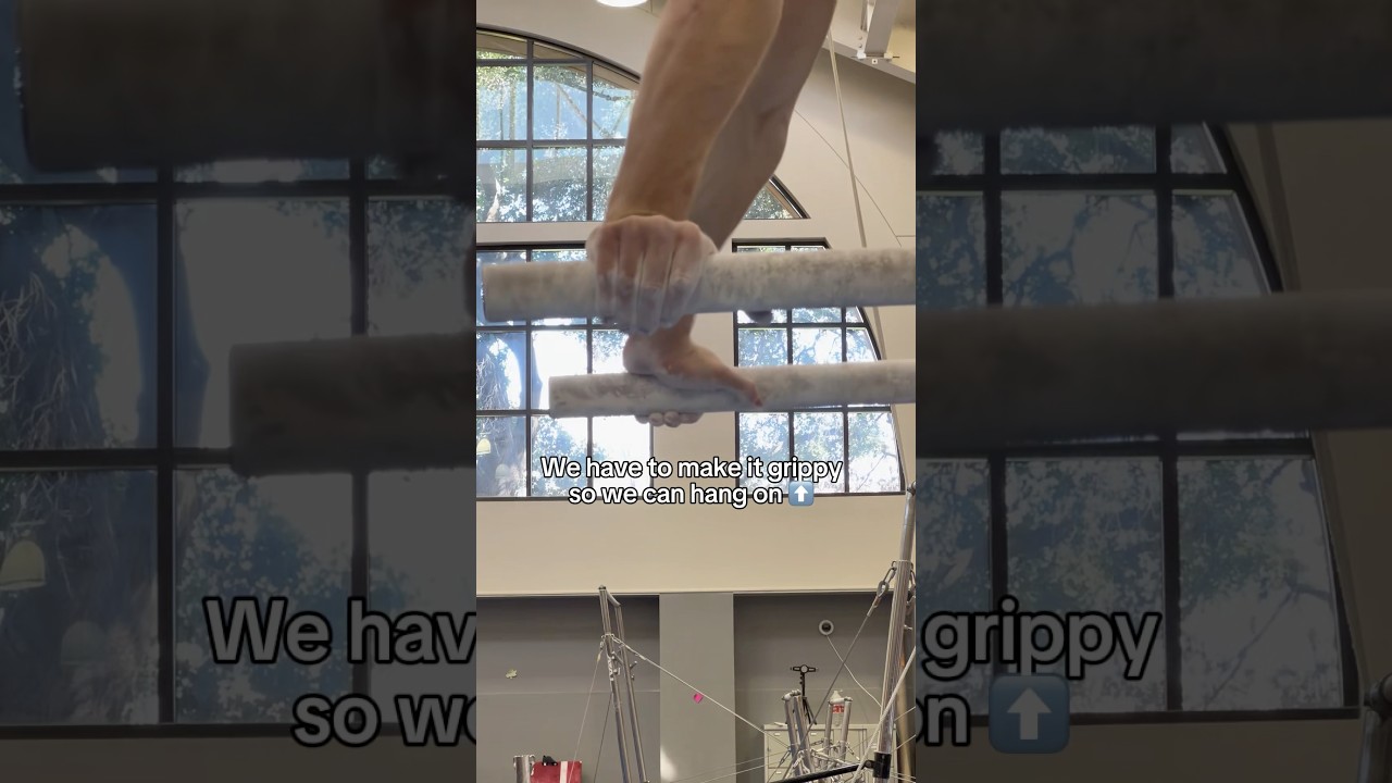 Honey on the bars is so important! 🍯#gymnastics #gymnast #sports #olympics #olympic #fail #fails .