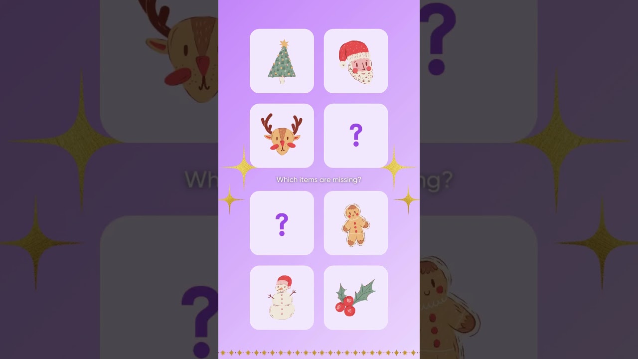 How Good Is Your Memory? 🎄 #shorts