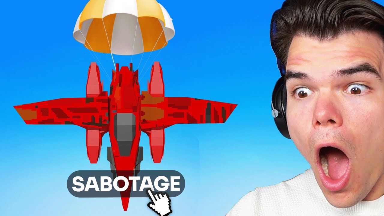 I Sabotaged PRO BUILDER Plane In Trailmakers! (Troll)