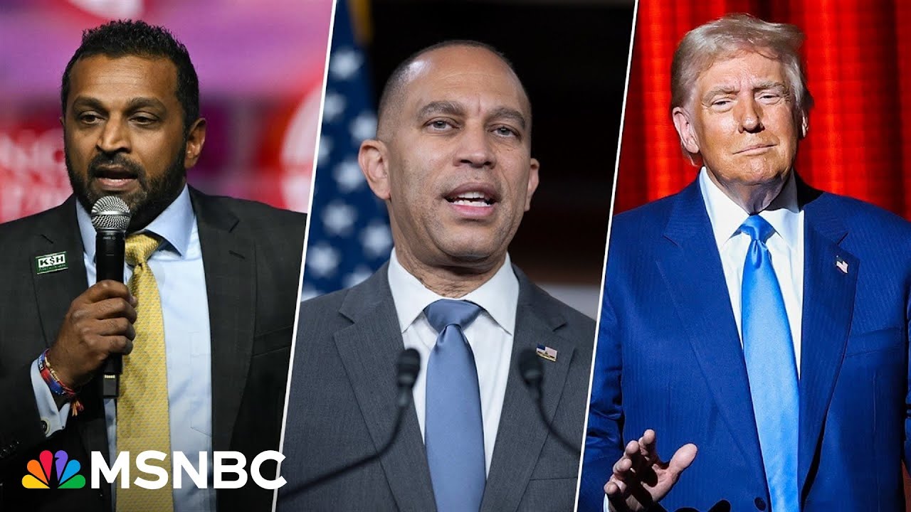 Jeffries steps up to Trump and Kash Patel:  “We will not be intimidated”