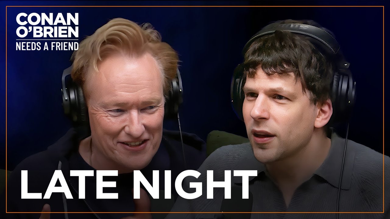 Jesse Eisenberg Sent Conan A Note After His First Late Night Episode | Conan O’Brien Needs A Friend