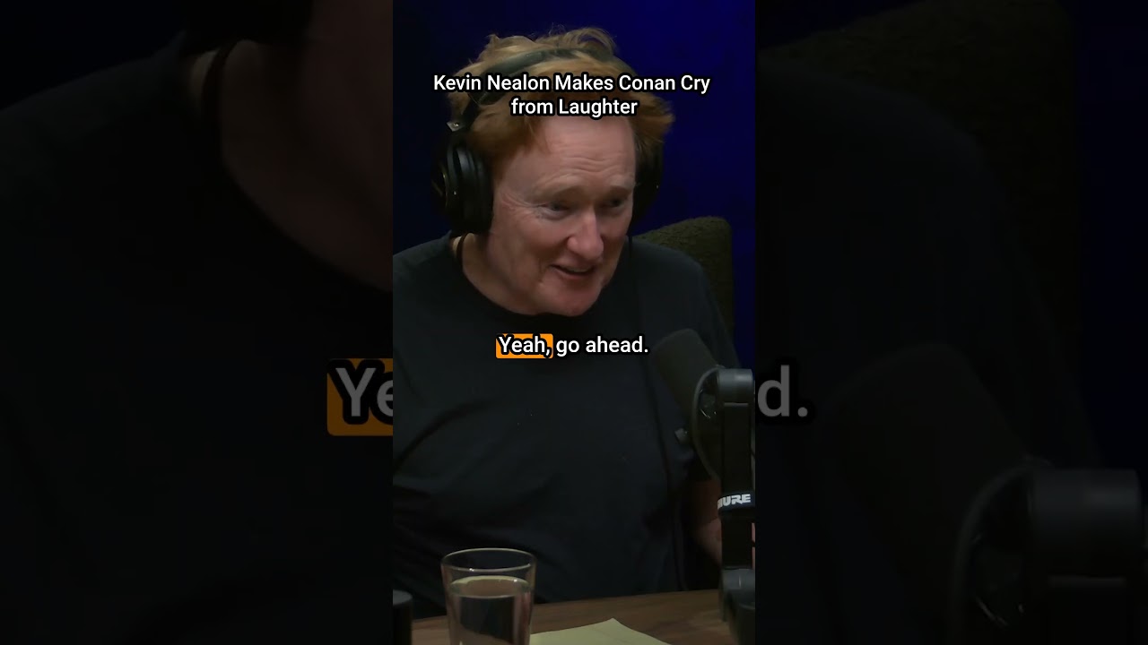 Kevin Nealon makes Conan cry from laughter. #podcast #conanobrien #conan #conaf #kevinnealon
