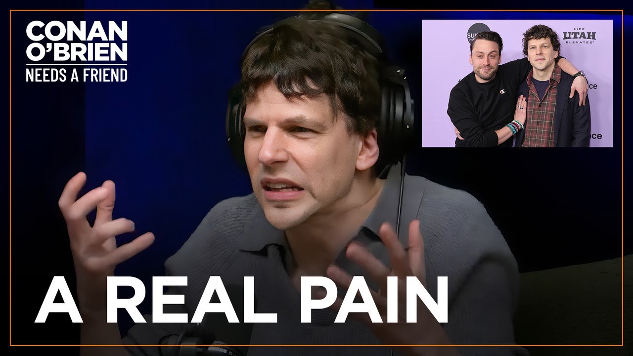 Kieran Culkin “Manhandled” Jesse Eisenberg At An Audition | Conan O’Brien Needs A Friend