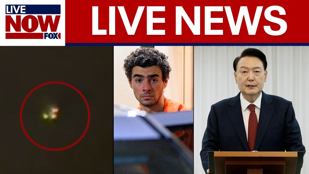 LIVE NEWS: Drone mystery, Mangione latest, South Korea president impeached & more | LiveNOW from FOX
