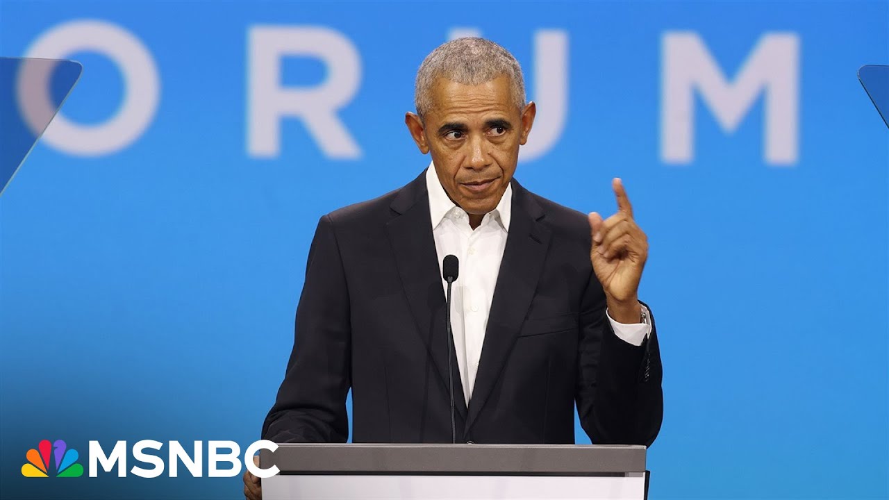 Live: See Obama speak at the Obama Foundation’s 2024 Democracy Forum