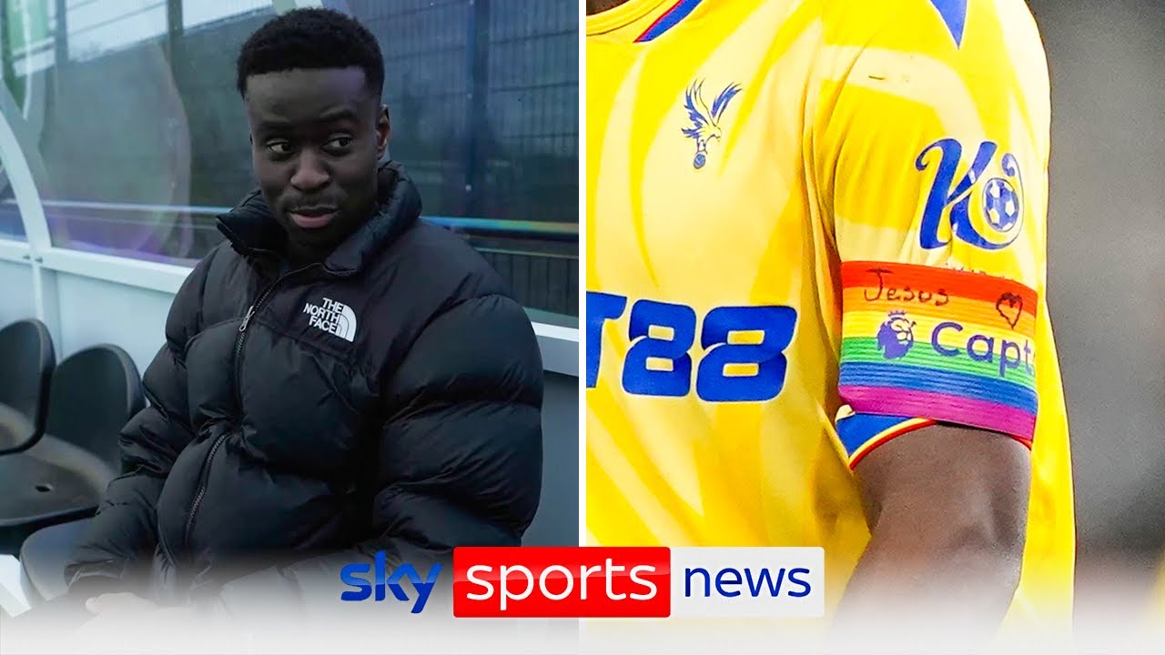 Marc Guehi explains decision to write “I love Jesus” and “Jesus loves you” on rainbow armband