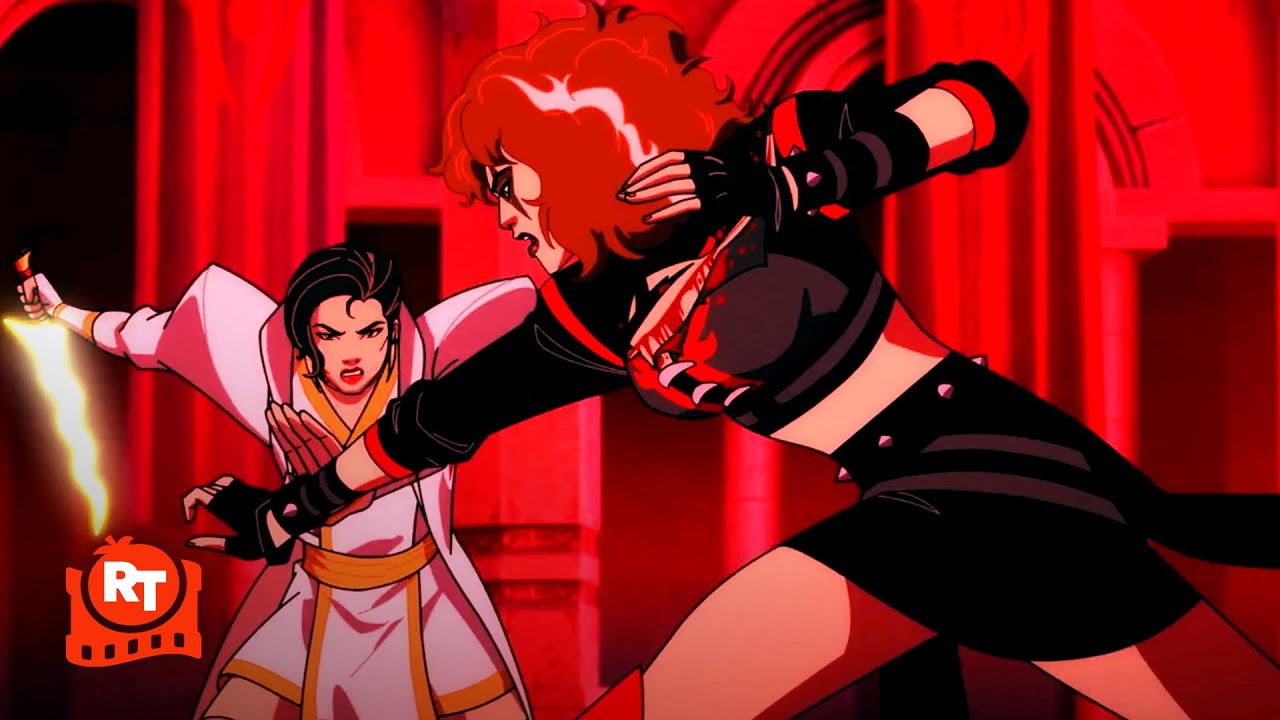 Mortal Kombat Legends: Cage Match (2023) – Ashrah vs. Sareena Scene | Movieclips