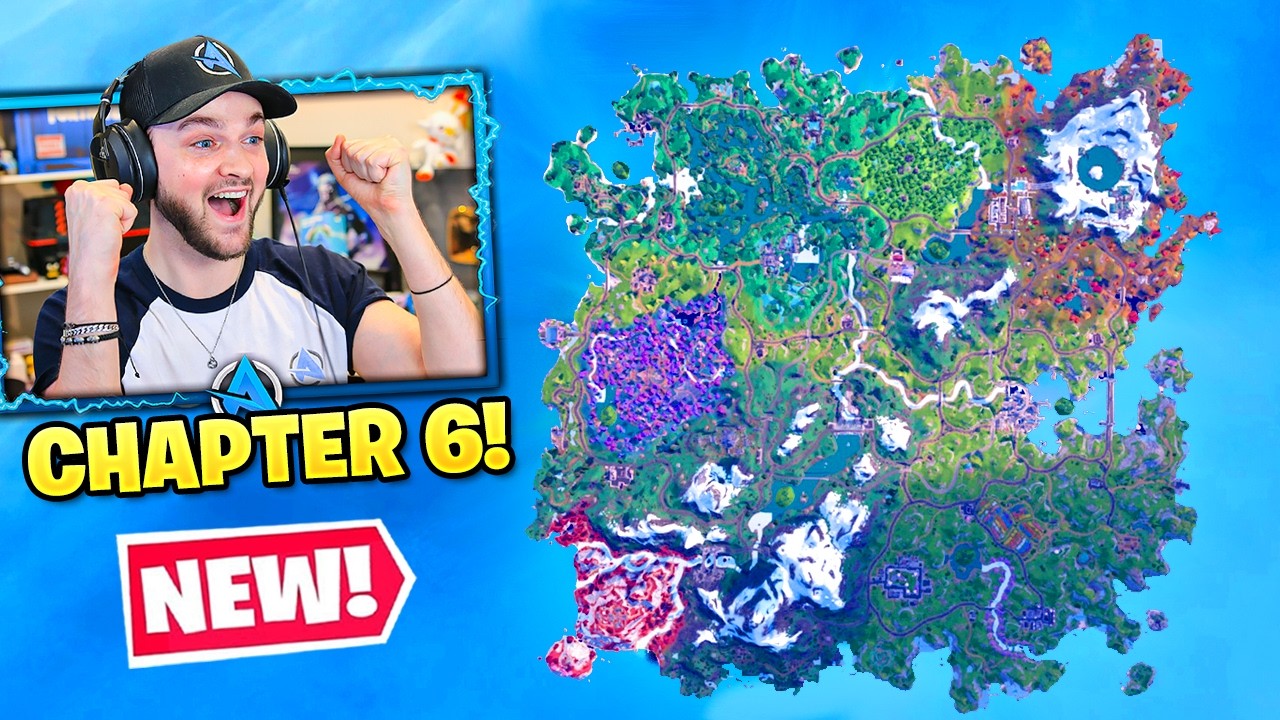 *NEW* Fortnite Chapter 6 MAP REVEALED (Juice WRLD Live Event)