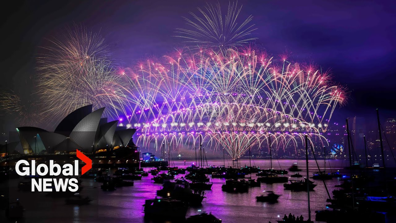 New Year’s 2025: Australia puts on spectacular fireworks show over Sydney Harbour