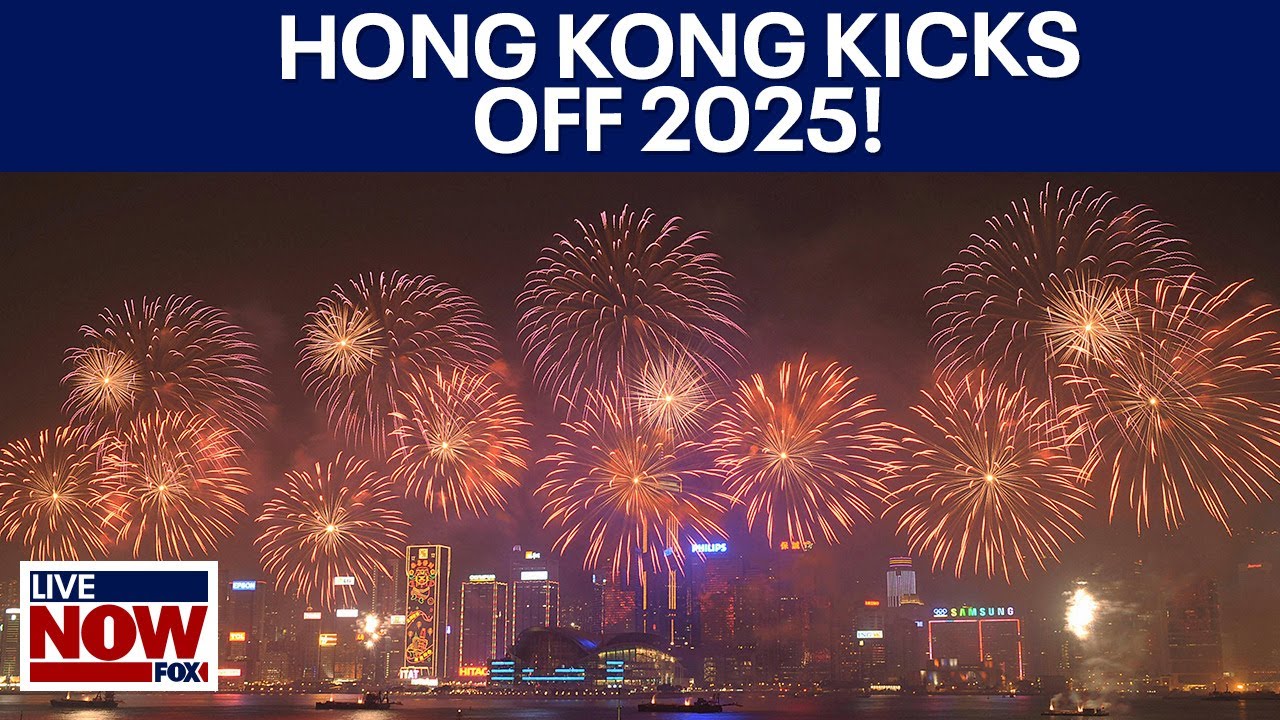 New Years fireworks: Hong Kong rings in 2025 | LiveNOW from FOX