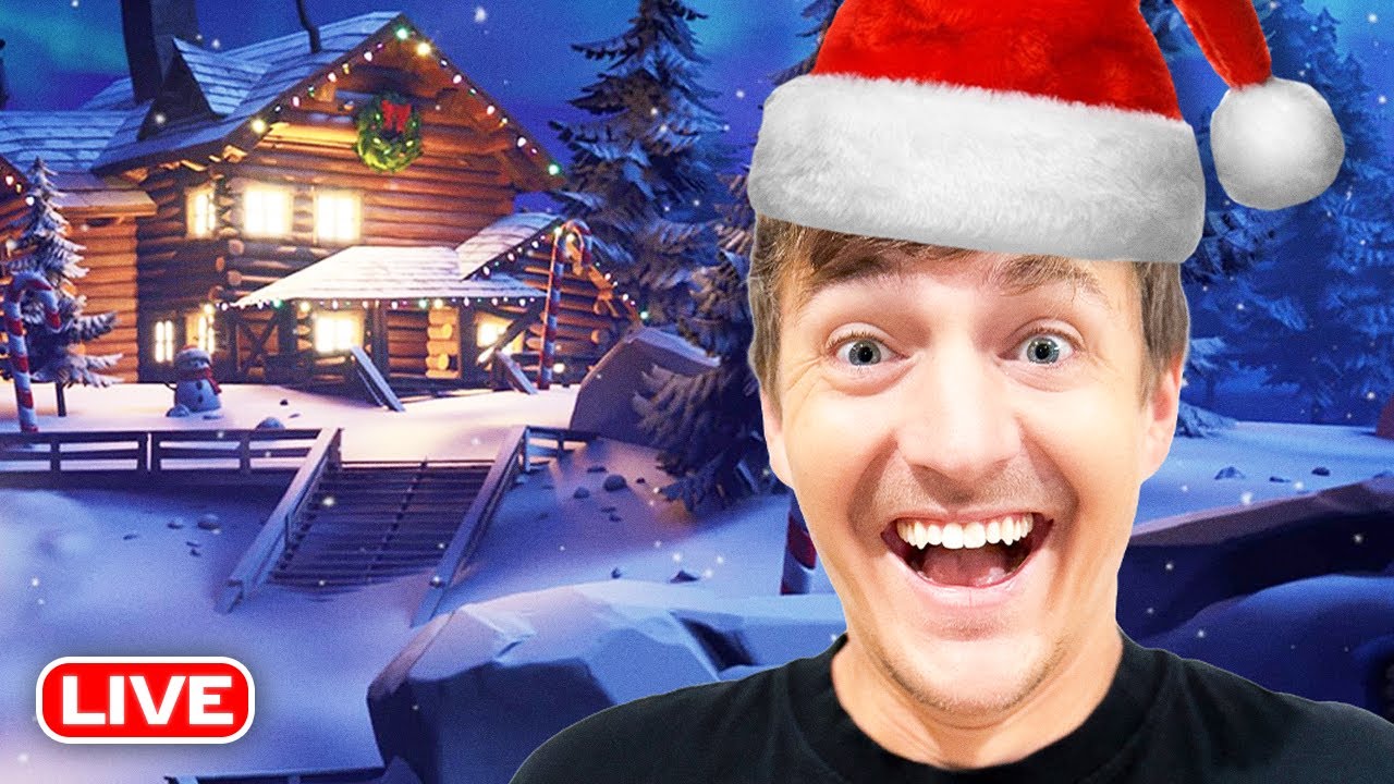 🔴 Ninja Plays Fortnite New Christmas Update – Live