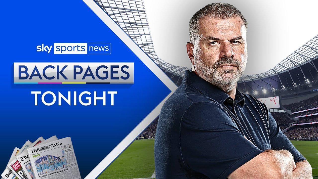 No pressure on Ange Postecoglou despite recent poor run of results for Spurs | Back Pages Tonight