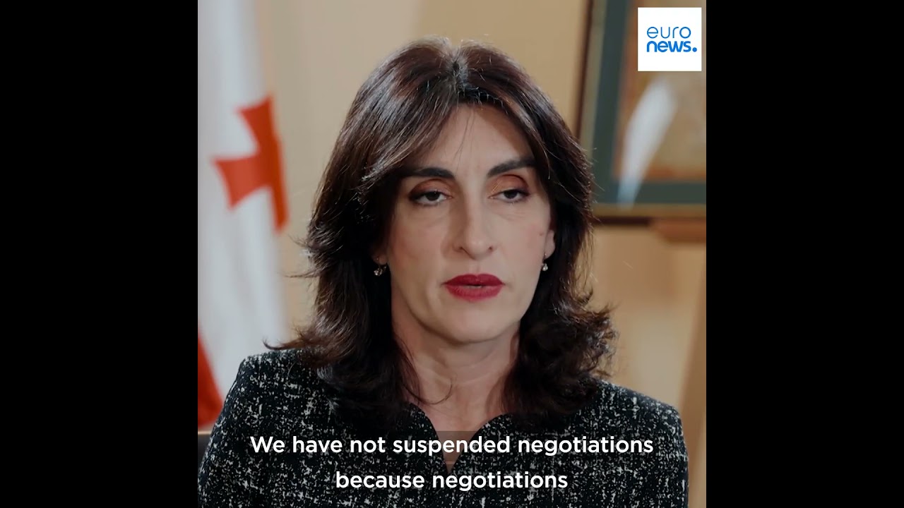 Pro-EU protests in Georgia were not peaceful, says foreign minister