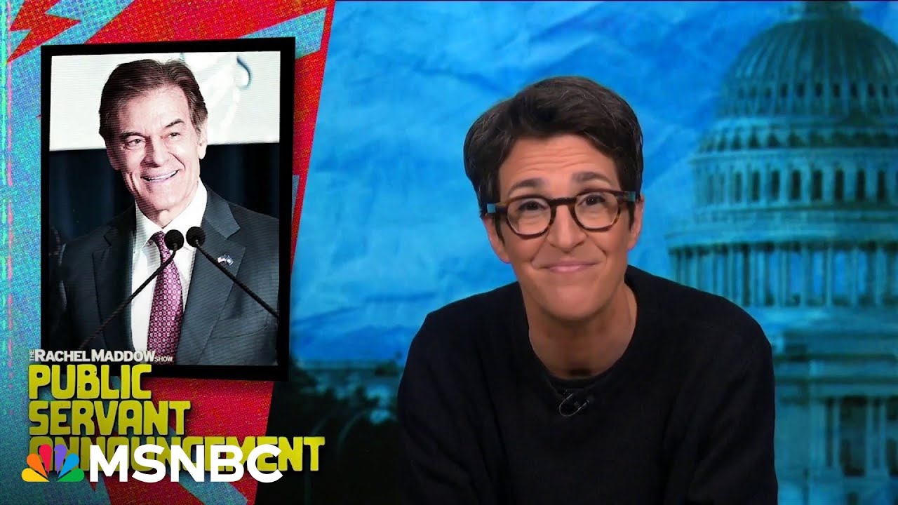 Rachel Maddow on Dr. Mehmet Oz: Five things about Trump’s pick to lead Medicare & Medicaid Services